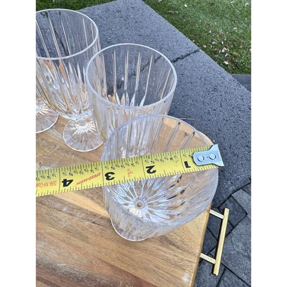 Mikasa Park Lane Clear Crystal Iced Tea Goblets Glasses 7.25" Tall 12 Oz ~ 6 Pc - Picture 8 of 10